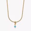 Eternity Circle Dangle Charm Halskette, 2er-Set Eternity Circle Dangle Charm Halskette, 2er-Set