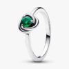 April-Geburtsstein Eternity Circle Ring – Sterlingsilber