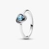 April-Geburtsstein Eternity Circle Ring – Sterlingsilber