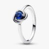 April-Geburtsstein Eternity Circle Ring – Sterlingsilber