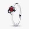 April-Geburtsstein Eternity Circle Ring – Sterlingsilber
