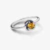 April-Geburtsstein Eternity Circle Ring – Sterlingsilber