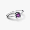 April-Geburtsstein Eternity Circle Ring – Sterlingsilber