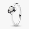 April-Geburtsstein Eternity Circle Ring – Sterlingsilber