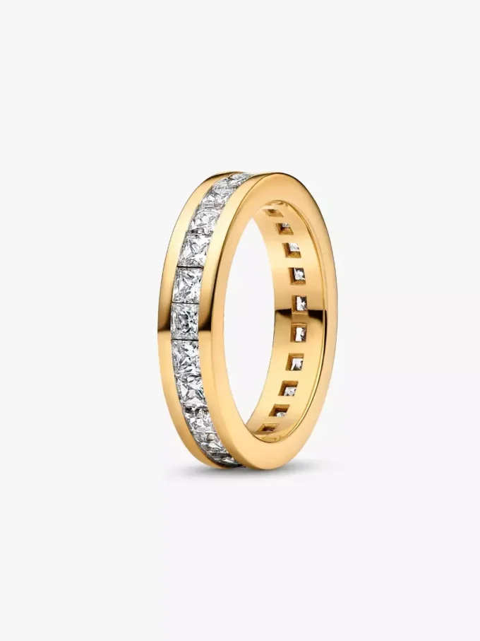 Eternity-Ring, 14-karätig vergoldet Eternity-Ring, 14-karätig vergoldet