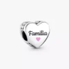Familia Herz-Charm aus Sterlingsilber Familia Herz-Charm aus Sterlingsilber