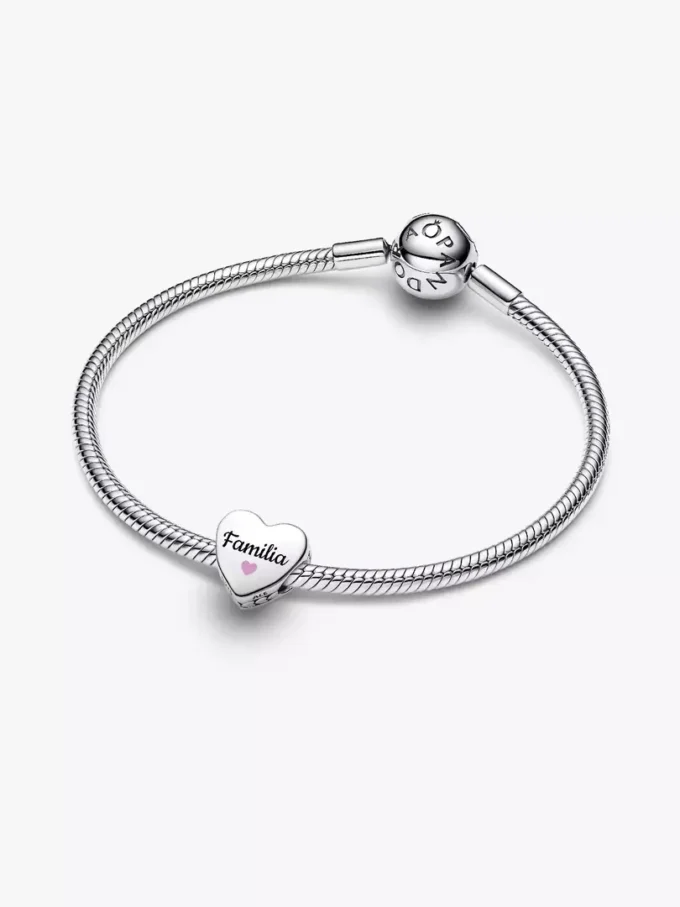 Familia Herz-Charm aus Sterlingsilber Familia Herz-Charm aus Sterlingsilber