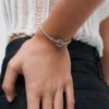 Familienstammbaum-Charm aus Sterlingsilber