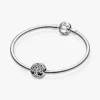 Familienstammbaum-Charm aus Sterlingsilber