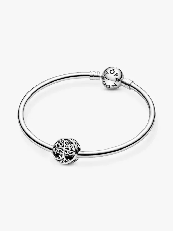 Familienstammbaum-Charm aus Sterlingsilber