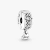 Family Always Pavé Clip Charm aus Sterlingsilber Family Always Pavé Clip Charm aus Sterlingsilber