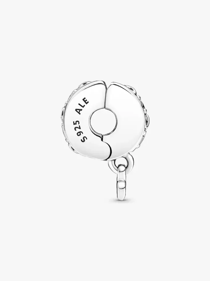 Family Always Pavé Clip Charm aus Sterlingsilber Family Always Pavé Clip Charm aus Sterlingsilber