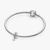 Family Always Pavé Clip Charm aus Sterlingsilber Family Always Pavé Clip Charm aus Sterlingsilber