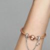 Family Safety Chain Charm – Sterlingsilber, 14 Karat Roségold-Beschichtung Family Safety Chain Charm – Sterlingsilber, 14 Karat Roségold-Beschichtung
