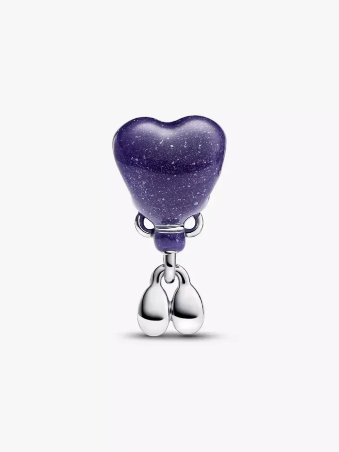 Farbwechselnder „Gender Reveal Girl“-Charm aus Sterlingsilber Farbwechselnder „Gender Reveal Girl“-Charm aus Sterlingsilber