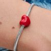 Farbwechselnder Herz-Charm mit versteckter Botschaft – Sterlingsilber Farbwechselnder Herz-Charm mit versteckter Botschaft – Sterlingsilber
