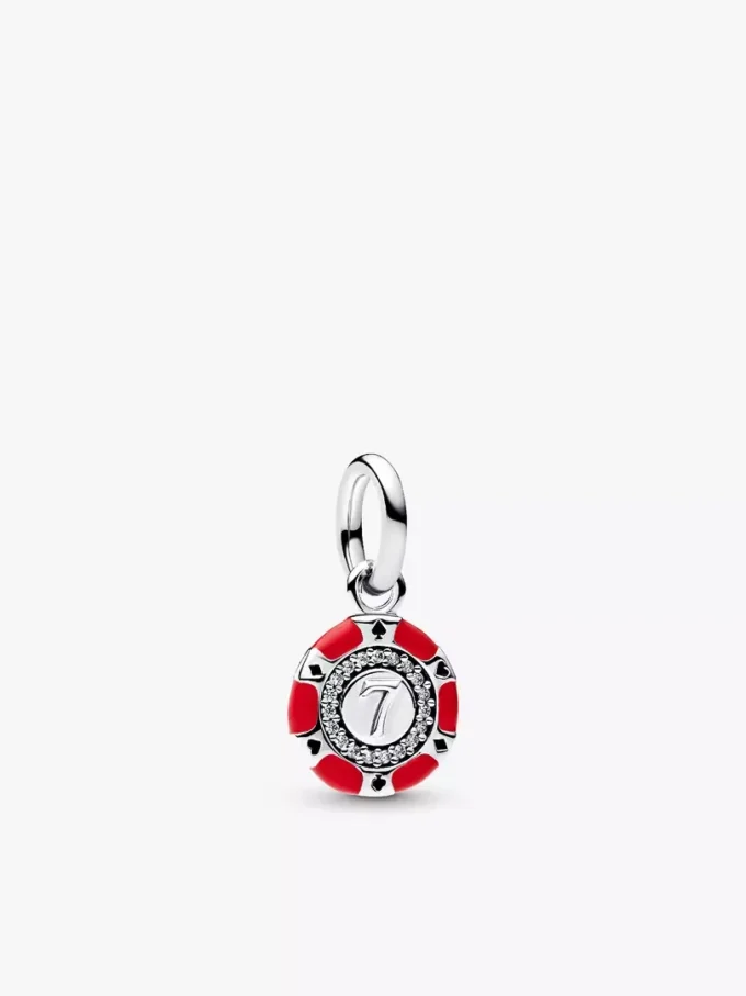 Lucky Chip Dangle Charm aus Sterlingsilber Lucky Chip Dangle Charm aus Sterlingsilber