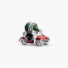 Festlicher Auto- und Weihnachtsbaum-Charm – Sterlingsilber