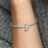 Festlicher Maus- und Strumpf-Charm – Sterlingsilber Festlicher Maus- und Strumpf-Charm – Sterlingsilber