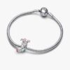 Festlicher Maus- und Strumpf-Charm – Sterlingsilber Festlicher Maus- und Strumpf-Charm – Sterlingsilber