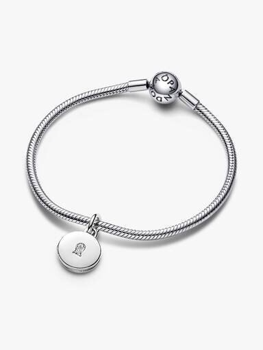 Öffnbarer & gravierbarer Locket-Dangle Charm – Sterlingsilber Öffnbarer & gravierbarer Locket-Dangle Charm – Sterlingsilber