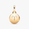 Öffnbarer & gravierbarer Love-Locket-Dangle Charm – 14-karätige Vergoldung
