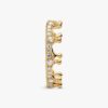 FINAL SALE – Clear Sparkling Crown Ring – 14-karätige Vergoldung FINAL SALE – Clear Sparkling Crown Ring – 14-karätige Vergoldung