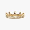 FINAL SALE – Clear Sparkling Crown Ring – 14-karätige Vergoldung FINAL SALE – Clear Sparkling Crown Ring – 14-karätige Vergoldung