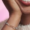 FINAL SALE – Pandora ME Styling Crush Word Link – 14 Karat Roségold-Beschichtung FINAL SALE – Pandora ME Styling Crush Word Link – 14 Karat Roségold-Beschichtung