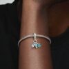 Fisch, Meeresschildkröte & Muschel – Dangle Charm – Sterlingsilber Fisch, Meeresschildkröte & Muschel – Dangle Charm – Sterlingsilber