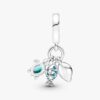 Fisch, Meeresschildkröte & Muschel – Dangle Charm – Sterlingsilber Fisch, Meeresschildkröte & Muschel – Dangle Charm – Sterlingsilber