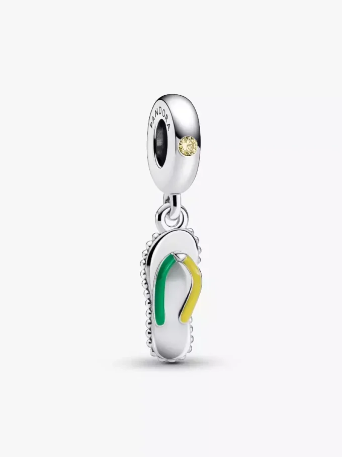 Flip-Flop-Dangle Charm aus Sterlingsilber Flip-Flop-Dangle Charm aus Sterlingsilber
