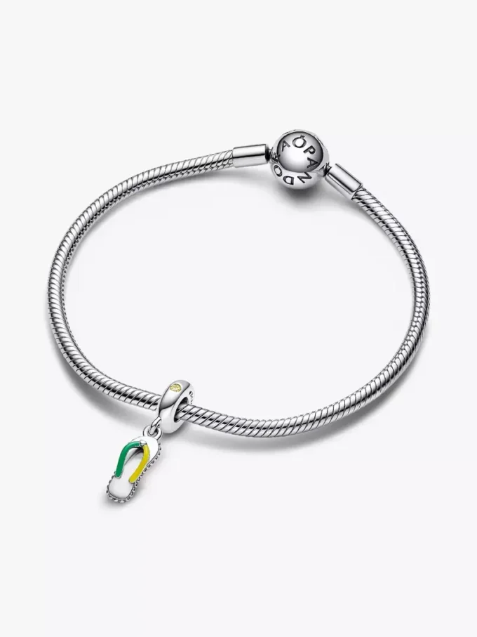Flip-Flop-Dangle Charm aus Sterlingsilber Flip-Flop-Dangle Charm aus Sterlingsilber