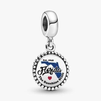 Florida-Karte-Dangle Charm