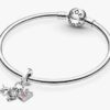 Flugzeug-, Globus- und Koffer-Dangle Charm – Sterlingsilber Flugzeug-, Globus- und Koffer-Dangle Charm – Sterlingsilber