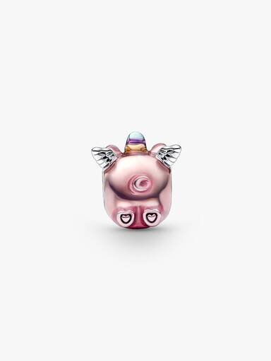 Flying Unicorn Pig Charm – Sterlingsilber Flying Unicorn Pig Charm – Sterlingsilber