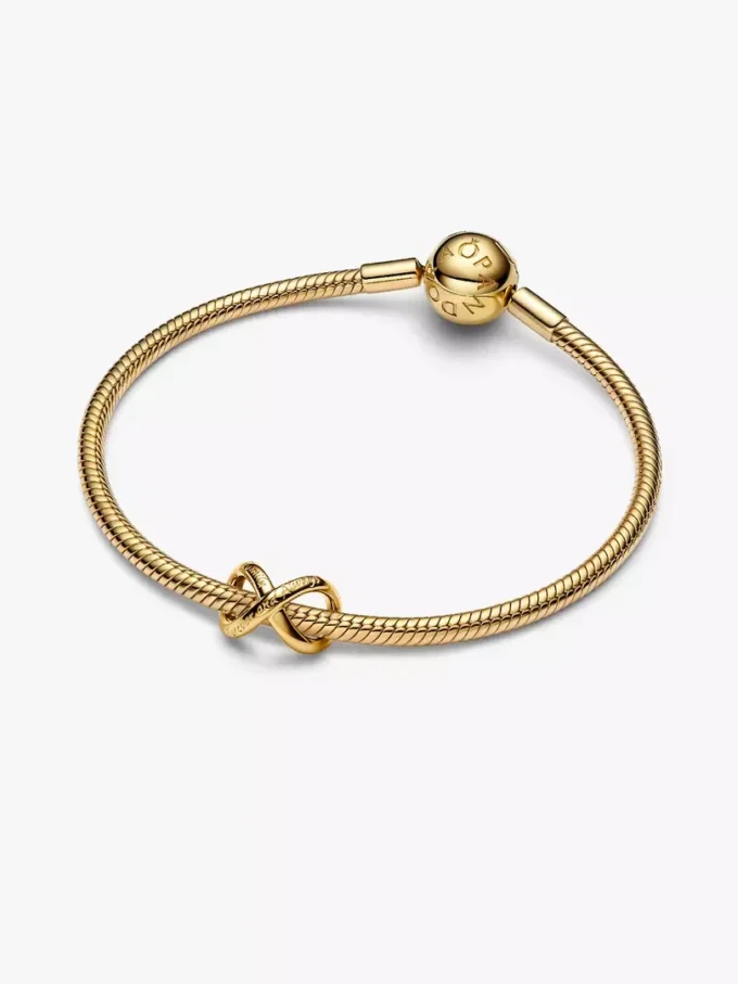 Forever & Always Infinity-Charm, 14-karätig vergoldet Forever & Always Infinity-Charm, 14-karätig vergoldet