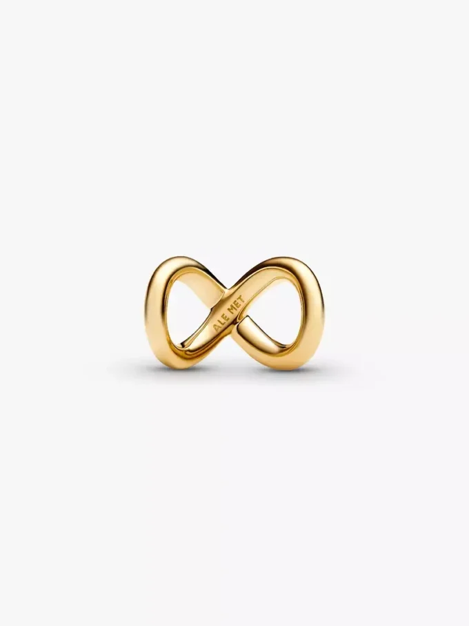 Forever & Always Infinity-Charm, 14-karätig vergoldet Forever & Always Infinity-Charm, 14-karätig vergoldet