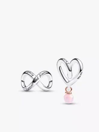 „Forever & always mom“ Charm-Duo, 2er-Set „Forever & always mom“ Charm-Duo, 2er-Set