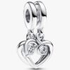 Forever & Always teilbarer Dangle Charm – Sterlingsilber