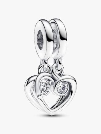 Forever & Always teilbarer Dangle Charm – Sterlingsilber