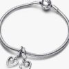 Forever & Always teilbarer Dangle Charm – Sterlingsilber