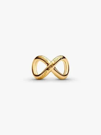 „Forever & Always“-Unendlichkeits-Charm – 14-karätige Vergoldung „Forever & Always“-Unendlichkeits-Charm – 14-karätige Vergoldung