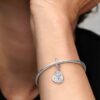 Forever Friends Herz-Dangle Charm – Sterlingsilber Forever Friends Herz-Dangle Charm – Sterlingsilber
