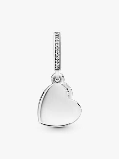 Forever Friends Herz-Dangle Charm – Sterlingsilber Forever Friends Herz-Dangle Charm – Sterlingsilber