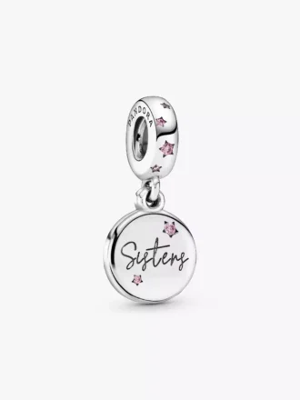 „Forever Sisters“-Charm aus Sterlingsilber „Forever Sisters“-Charm aus Sterlingsilber
