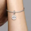 Friends are family-Dangle Charm aus Sterlingsilber Friends are family-Dangle Charm aus Sterlingsilber