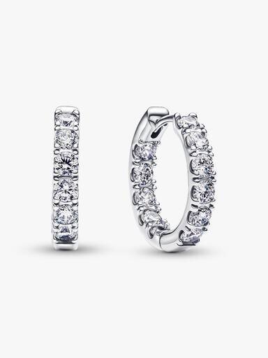 Funkelnde Eternity-Ohrringe – Sterlingsilber Funkelnde Eternity-Ohrringe – Sterlingsilber
