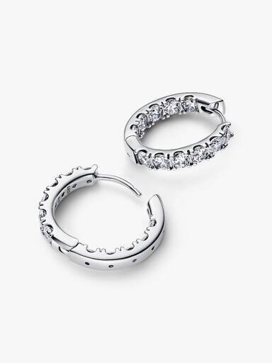 Funkelnde Eternity-Ohrringe – Sterlingsilber Funkelnde Eternity-Ohrringe – Sterlingsilber