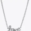 Funkelnde Halskette „Handwritten Love“ aus Sterlingsilber